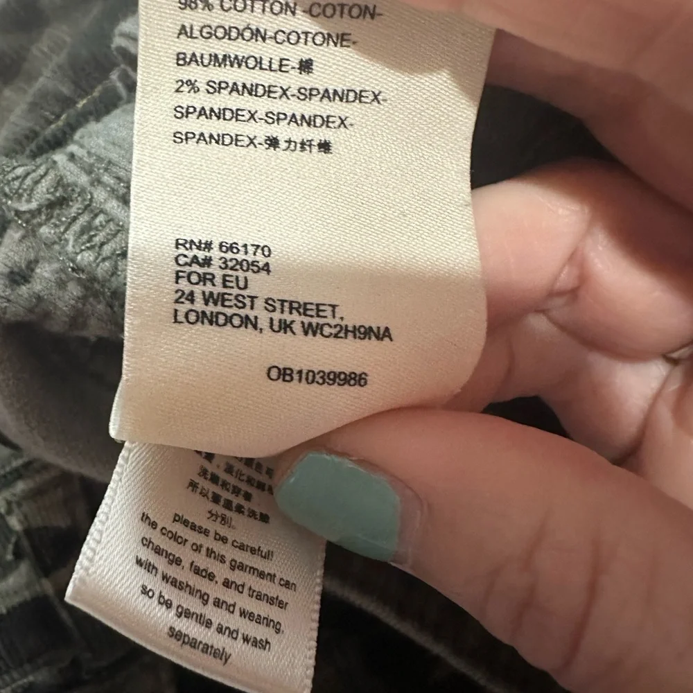 Anthropologie‎ Pilcro and The Letterpress Corduroy Camo Pants Size 29